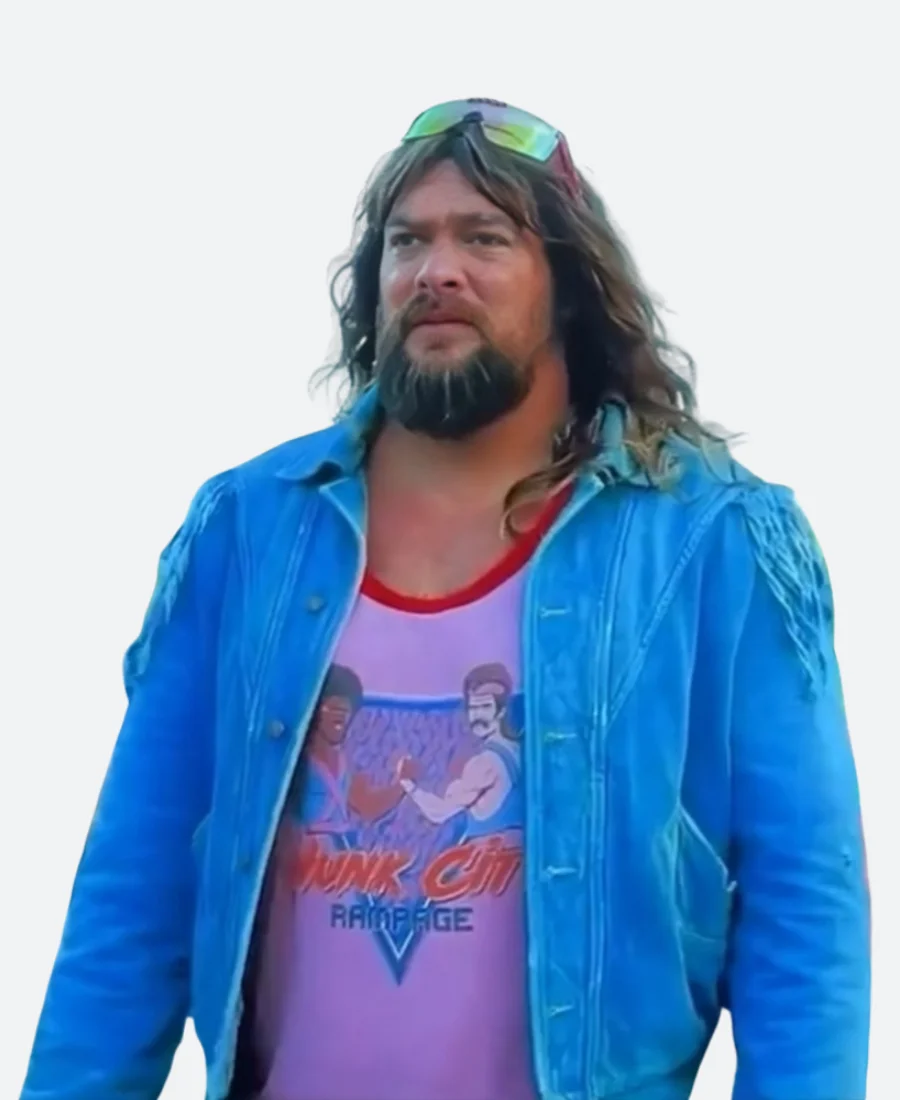 A Minecraft Garett Garrison Denim Jacket