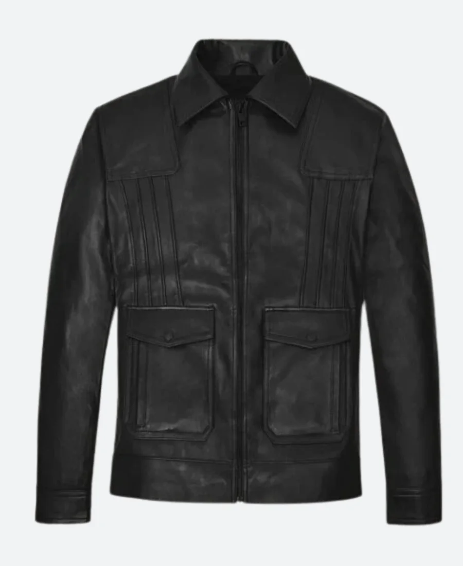 Aaron Taylor Leather Jacket