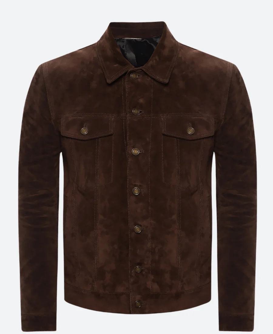 Anthony Jeselnik Bones and All Suede Leather Jacket