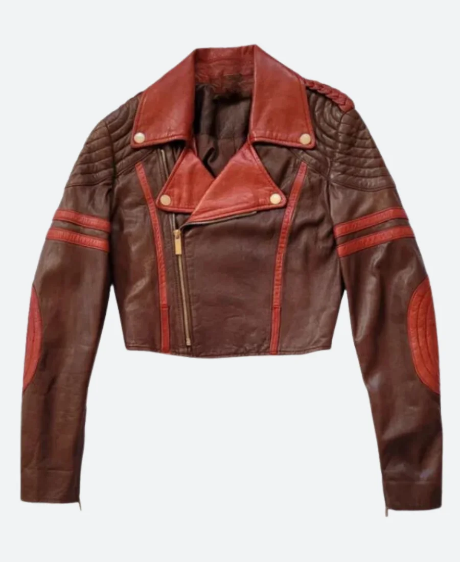 Anya Taylor F1 GP Monaco Leather Jacket