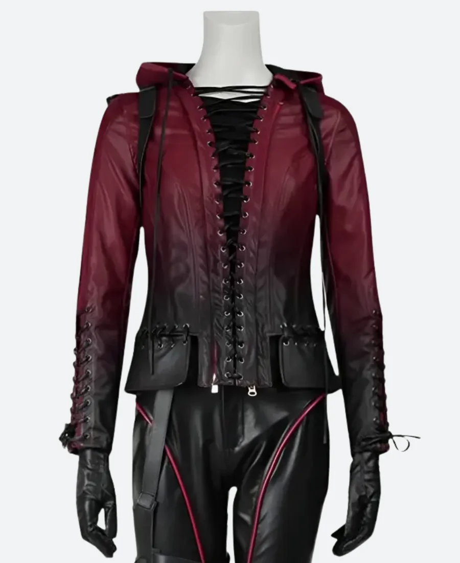 Arrow Season 4 Thea Queen Leather Jacket