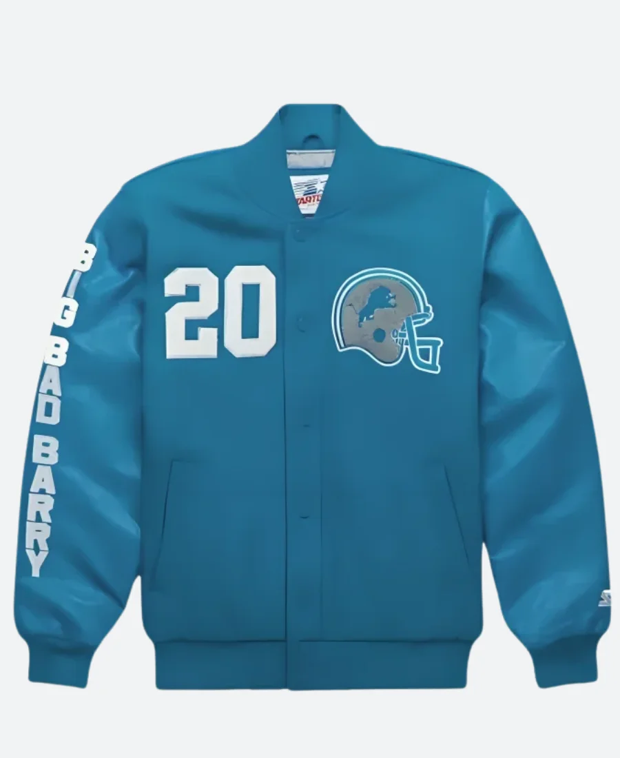 Barry Sanders Letterman Varsity Jacket