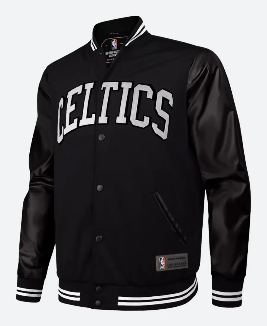 Boston Celtics Black Varsity Jacket