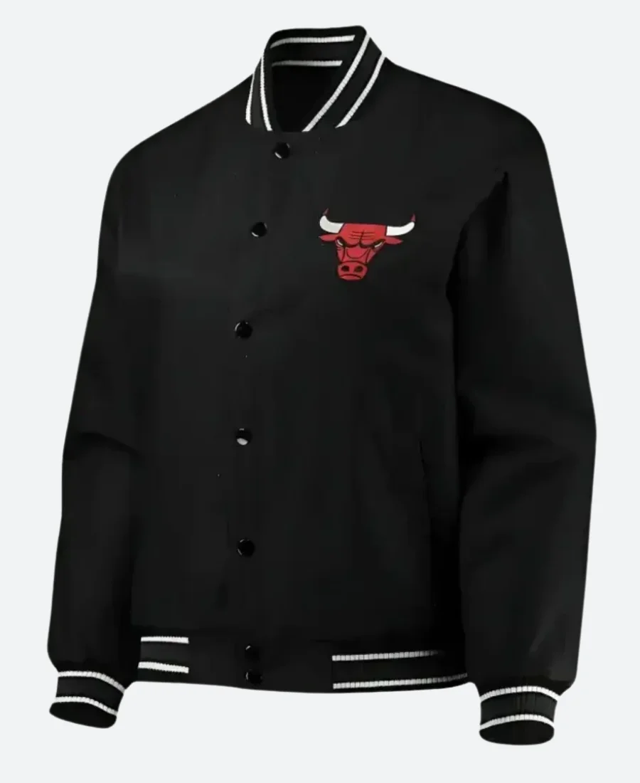 Chicago Bulls Poly Twill Varsity Jacket