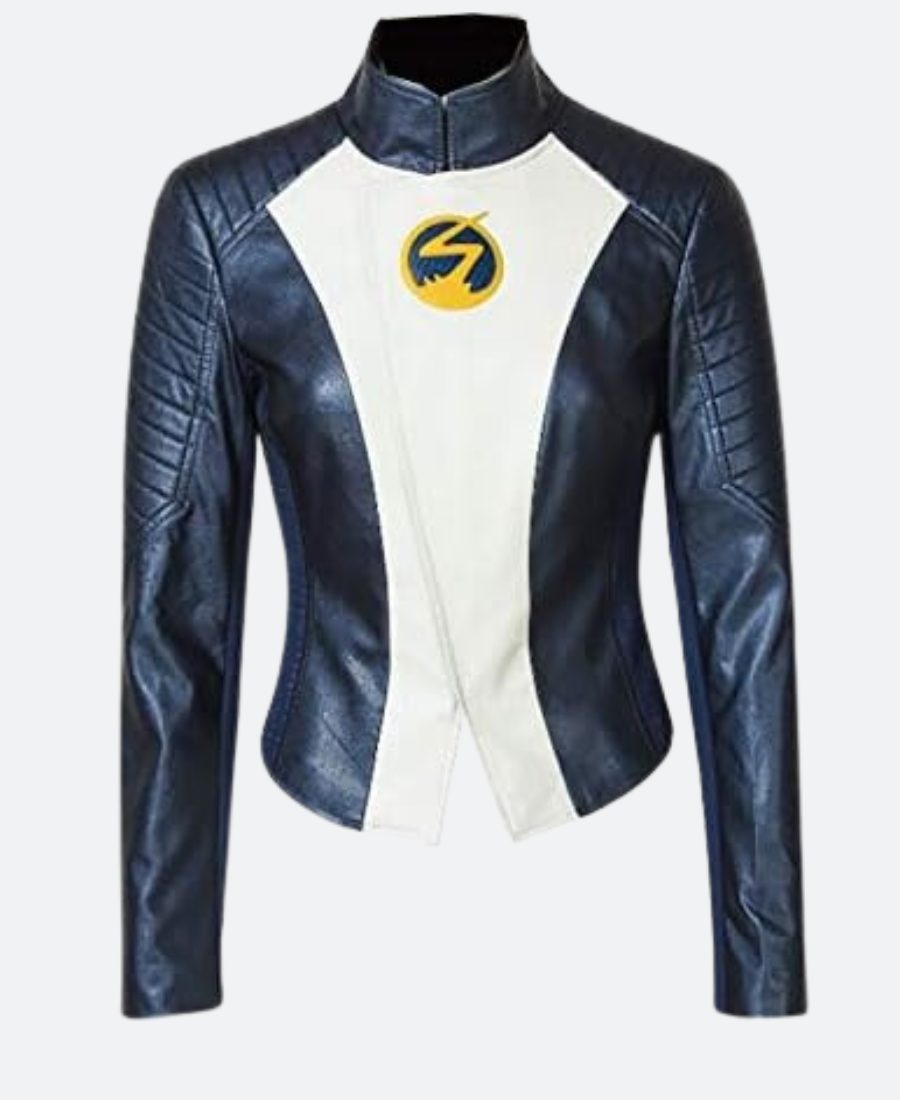 The Flash S05 Nora West Leather Jacket