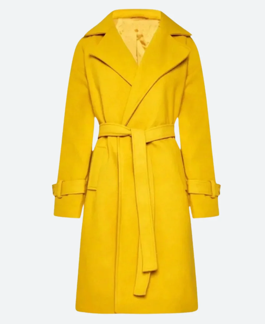The Substance 2024 Elisabeth Sparkle Trench Coat