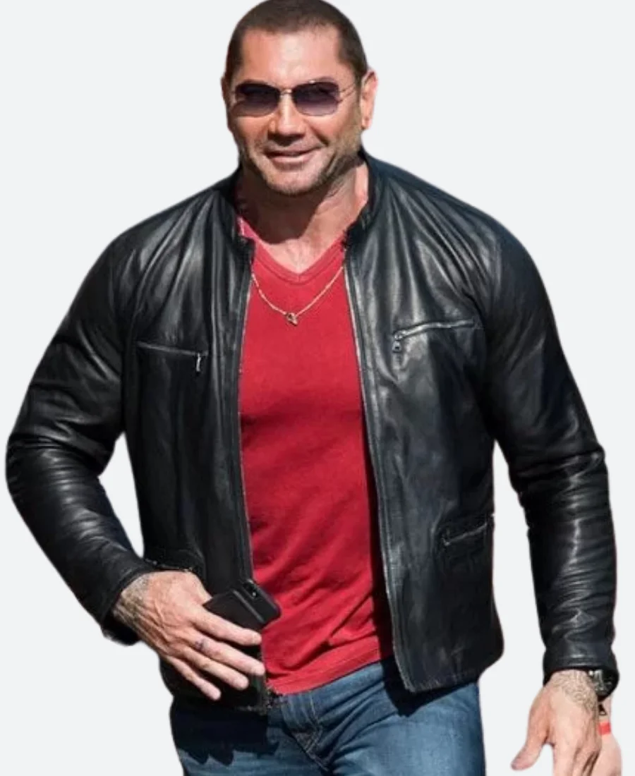 WWE Dave Bautista Leather Jacket