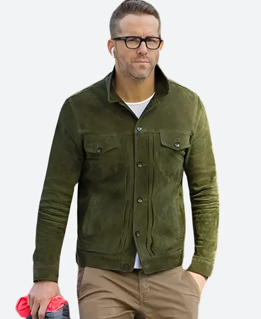 Welcome to Wrexham Suede Leather Jacket